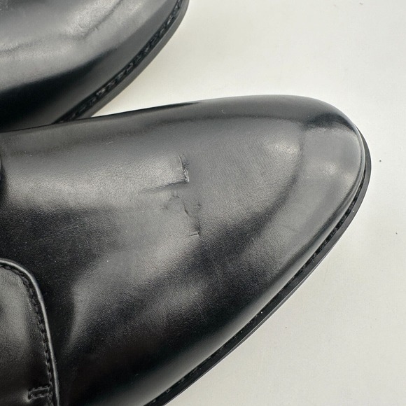Calvin Klein Dress Shoes Size 10 US Black \'Maxler\' cmaxler-M Faux Leather NWD
